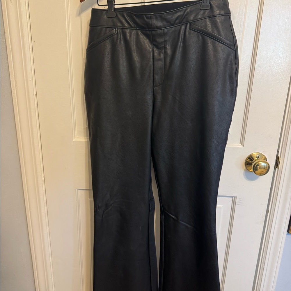 Spanx Faux Leather Flare Pants | Bestselling Sculpting Fit
